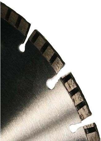 Diamantwerkzeuge Bluecut Laser Turbo mm mm mm MC. LPTA Anwendung: Stahlbeton, Waschbeton, Klinker, Granit usw.