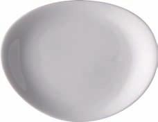 cm / plate oval white 21,5 cm