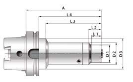 Clamping of cylindrical shafts tolerance h6 according to DIN 1835, Form A, B (Weldon) and DIN