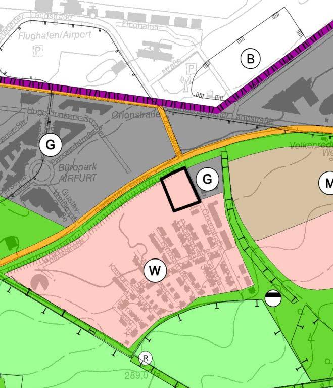 Flächennutzungsplan-Berichtigung Nr. 12, Bereich Bindersleben Bebauungsplan BIN651 An der Weinsteige nördlicher Teilbereich 1.