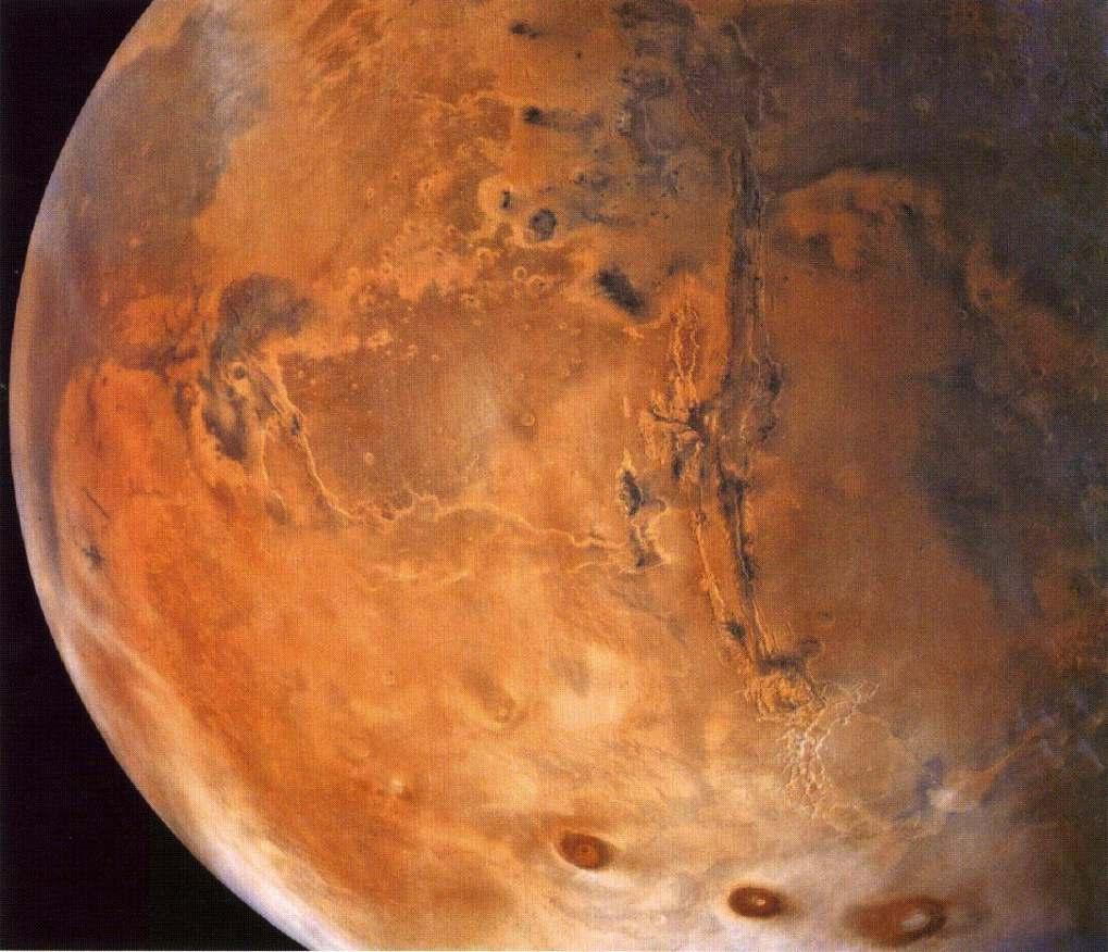 Auf dem Mars gibt es so gut wie gar kein Wasser.