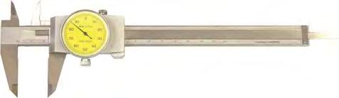 Messschieber Calipers Uhrenmessschieber Dial caliper Ablesung 0,01 mm DIN 862 rostfreier Stahl Aufbewahrungsbox Reading 0.