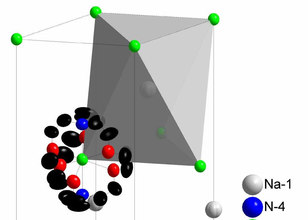 Kristallstruktur von [Na(crypt222)] + Na - F.J.