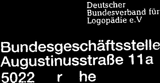 Deutscher Bund esverband für r Logopädie
