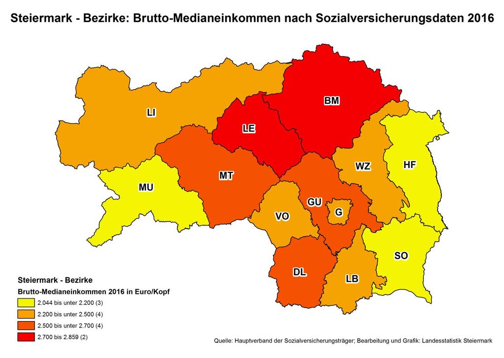 Steirische Statistiken, Heft 11/2017 Regionale