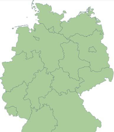 (16) (14) (15) (1) Baden-Württemberg (2) Bayern (13) (3) Saarland (12) (9) (4) Rheinland-Pfalz (10) (8) (5) Hessen (6) Thüringen (11) (5) (6) (7) (7) Sachsen (8)