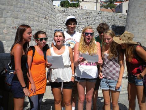 Im September 2012 waren wir mit der 7A Kroatisch Gruppe wieder Gäste im wunderschönen Dubrovnik.