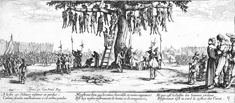 68 Politik Gesellschaft Umwelt Geschichte 1 Der Galgenbaum von Jacques Callot (1592 1635) steht für das Urtrauma der Deutschen: die Verwüstungen des Dreißigjährigen Krieges.