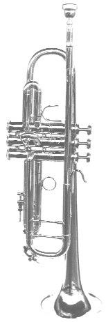 Theoretischer Teil Das Instrument Gesamtübersicht der B b -Trompete Mundstück Mundrohr Stimmzug des 1. Ventils 1. Ventil (Ganzton). Ventil (Halbton) 3.