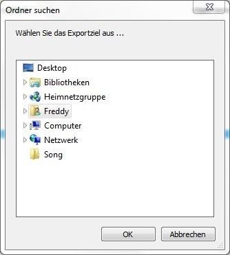 ! Benutzerkonto exportieren Mit einem Klick auf Benutzerkonto -> Exportieren können Sie Ihr SecretFolder Benutzerkonto exportieren.