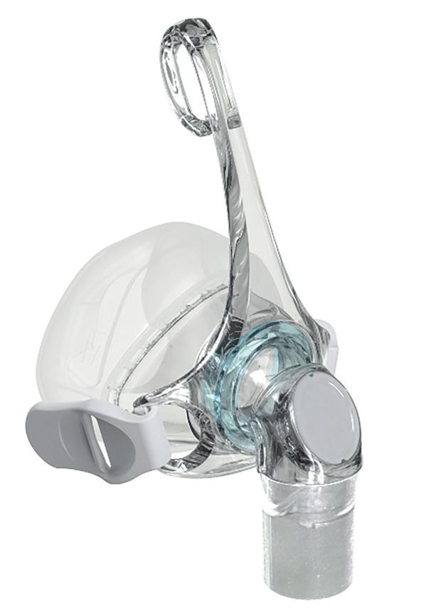 Das ergonomisch geformte Kopfband ermöglicht zusammen mit den Easy-Clip- Haken ein müheloses Auf- und Absetzen. 4CH10519 4CH10542 4CH10644 4CH10645 Eson Nasal Maske Gr. M/L Eson Nasal Maske Gr.