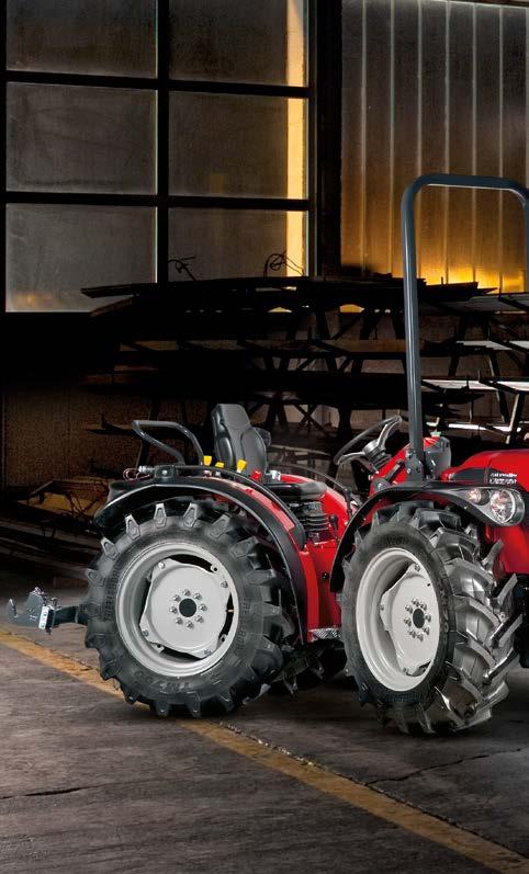 Die Serie Ergit 100 stellt ein neues Konzept im Traktorenbau dar und ist das Ergebnis einer Konstruktionsphilosophie, die auf der Vereinfachung des Engineering und der Auswahl von Komponenten