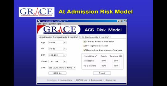GRACE Risk Score bei NSTEMI / UAP www.