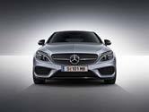 . C 43 4MATIC Night-Paket - C-Klasse Coupé Elemente des Night-Pakets: AMG Frontschürze mit Zierelement in Schwarz hochglänzend; Diamantgrill mit Pins in Chrom und integriertem Mercedes Stern mit