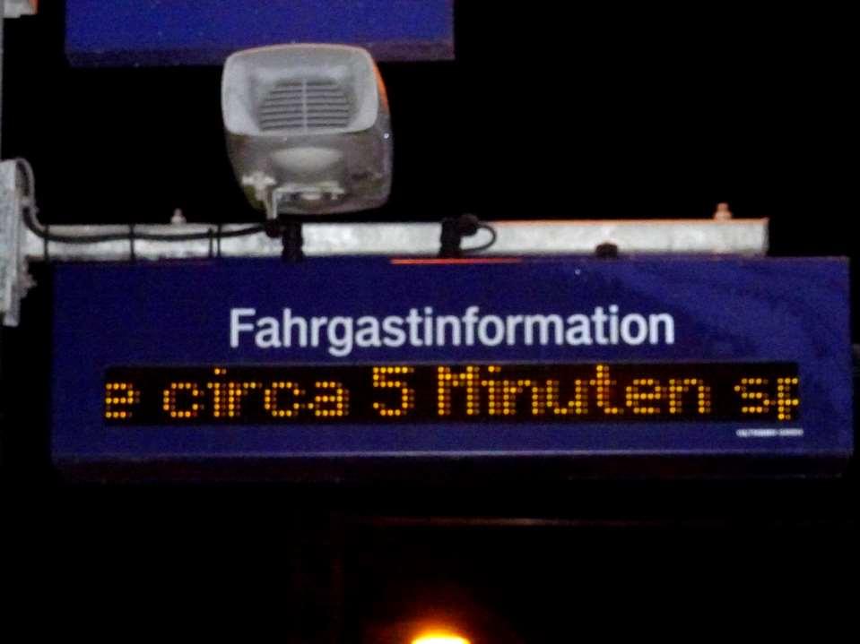 Offenau Bahnhof Verspätung der S41 um