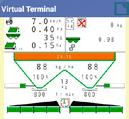 Virtuelles Terminal (VT) Das Virtuelle Terminal dient zur Darstellung der Benutzeroberfläche verschiedener Anbaugeräte auf dem Schlepper.