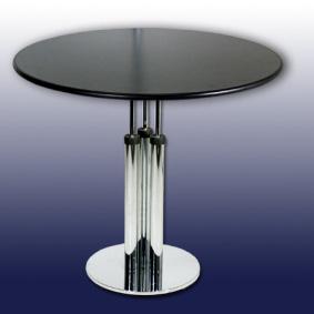 32,- EP: 32,- Tisch Laxa 3, Gestell Chrom Tischplatte 70 cm, Tisch Laxa 5, Gestell Chrom Tischplatte 80 cm, Tisch Mila 100, Gestell Alu poliert
