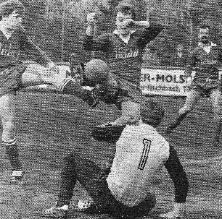 Mit seinen 25 Toren hatte Wolfram Klappert maßgeblichen Anteil am Wiederaufstieg in die Landesliga 1981.