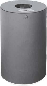 modell mailand - Stand - Abfallbehälter - Abfallbehälter aus feuerverzinktem Stahlblech, mit oberer, reduzierter Einwurföffnung, einschließlich Innenbehälter aus feuerverzinktem Stahlblech.