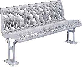 solidos - Sitzbankkombination aus Stahl Sitzbank solidos aus Stahl, verzinkt und pulverbeschichtet.