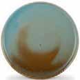 38 TELLER FLACH ASSIETTE PLATE braun-türkis brun-turquoise Ø 28,5 x H 2,5 cm 8009.69202 9.80 7.