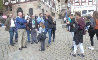 Wehrgang in der Tiergärtnertorbastion (Teil der Stadtmauer), unterhalb des Burggartens