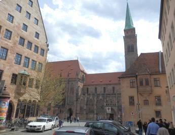 Stadtkirchen Nürnbergs - anstelle eines Vorgängerbaus (ca. 12. Jhd) ca.