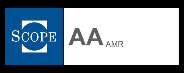Rating Rationale Scope bestätigt das aktuelle Asset Management Rating von mit AA AMR. Das Rating für den Teilbereich wurde bei AA AMR bestätigt.