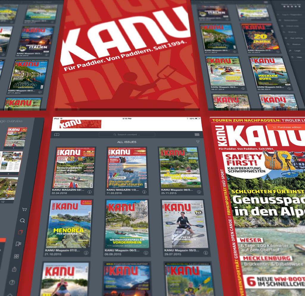 Kanu Magazin Das Kanu Magazin ist Europas größtes Magazin für Paddler.