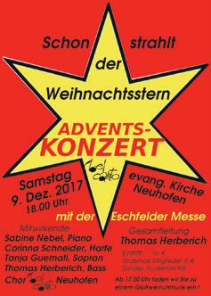 Kammerphilharmonie unter Antal Barnas am Sonntag, 14. Januar 2018, 17.00 Uhr, im Bürgerhaus Neuhofen.