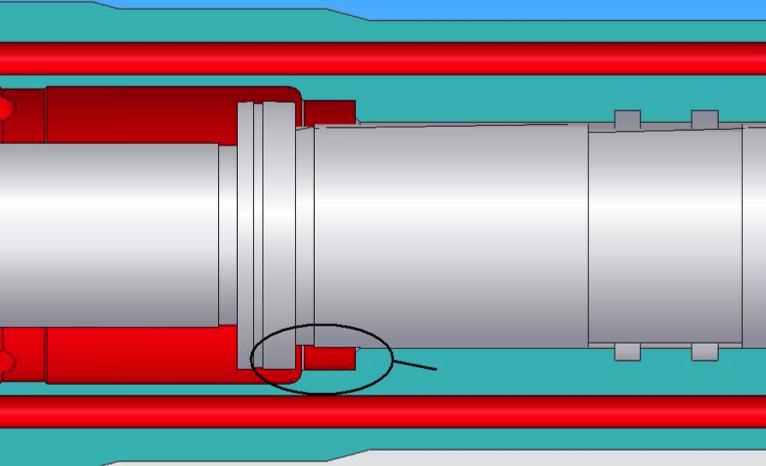 (Entlastungs-)Ventiltechnik. Die Dämpfung des Schlagkolbens ist durch eine besondere Geometrie des Schlagkolbens und Oberzylinders gelöst.