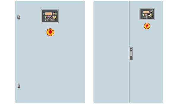 M6 Typ AC 5 Vollautomatische Notstromschaltanlage mit Generatorschalter mit thermomagnetischer Auslösung Netz /