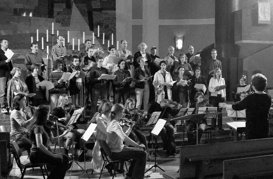 Das engagierte Ensemble Carmina Viva München wird unter der Leitung seiner Gründerin Barbara Hennicke in einem Konzert in unserer Pfarrkirche am Samstag, 3. März 2007, 20.