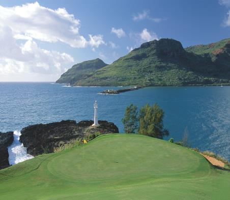 Zahlreiche und unterschiedlichste Golfplätze finden Sie auf allen Inseln von Hawaii.