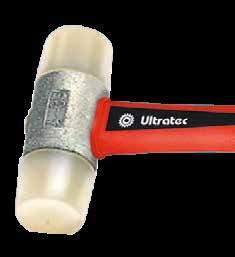 Ultratec 3-K Stiel für beste Schlagdämpfung und auswechselbaren Köpfen. Extrem stabiles und flexibles Gussmittelstück für perfeken Halt der Einsätze.