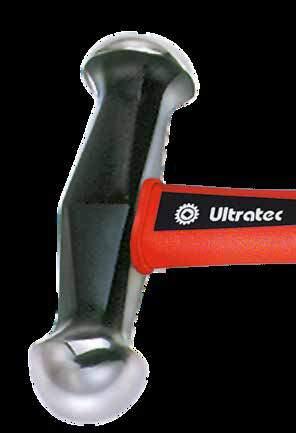 Tinsmiths Hammer with ULTRATEC handle - features of ULTRATEC: the handle is securely connected with the hammer body - special plastic with fiberglass core - therefore unbreakable.