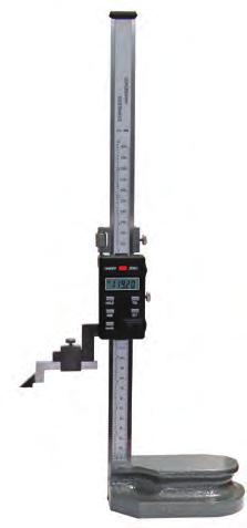 Digita-Höhenmess- und Anreißgerät T 608 Digita height and marking gauges aus rostfreiem Stah Abesung: 0,01 mm / 0,0005 mit Hartmeta-Anreißnade in Styroporverpackung - nur zum Transport stainess stee,