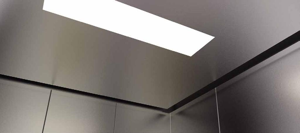 1 LED-Spots Deckenfläche in Schwarz, Weiß, Edelstahl poliert oder