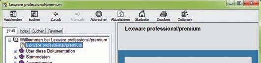 1 Grundbedienung Übung: Programmbedienung Zentrale Öffnen Sie die Startseite vom Programm Lexware lohn + gehalt pro. Hinweis: Sie erhalten ggf.