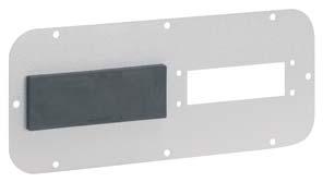 BPK Blindplatten, Kunststoff Typ Best.Nr. Blindplatten passend für Abmessungen VE Ausschnitt von KEL.