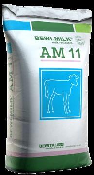 Milchaustauscher mit reduziertem Rohproteingehalt AM 11 Ideal für die intensive Aufzucht Das Wachstumspotential junger Kälber soll in der Aufzucht optimal ausgenutzt werden.