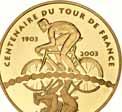 100 Jahre Tour de France 20 Euro 2003 (OVP) Ø 31,0 mm Gold 920/15,64g fein PP 770, 695, Hongkong g Auflage: 5.000 Stück!