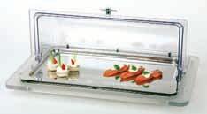 Kühltablett Buffet-Vitrine TOP FRESH GN1/1 Cooling buffet display expositor buffet frío Présentoir buffet 5-teilig: 1 Edelstahl-Tablett GN1/1 11100 + 2 Kühlakkus 10779 + 1 Edelstahl-Schale + 1