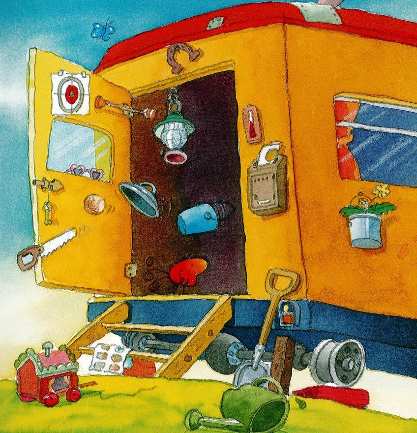 Zum Vorlesen für Kinder ab 4 Jahren Klaus Baumgart Lenny und Twiek Auf der anderen Seite Wie fast jeden Morgen hüpft Twiek unternehmungslustig zu Lennys Wohnwagen, um ihn zu wecken.