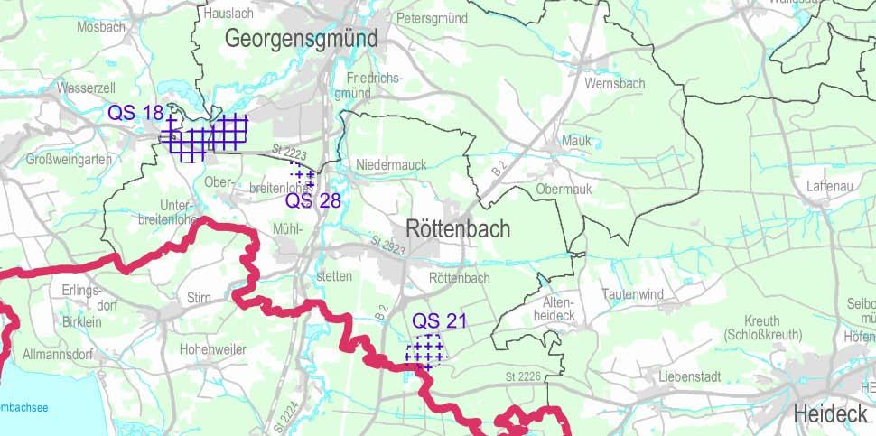 Übergeordnete Planungen, Landschaftliches Leitbild 1.1.1.2 (Z) Die Gewinnung von Bodenschätzen soll vorzugsweise in den Vorrang- und Vorbehaltsgebieten realisiert werden.