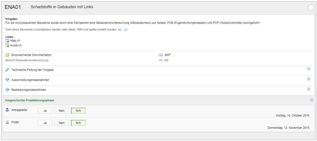 Beantwortung der Vorgaben (3/5) SNA1.