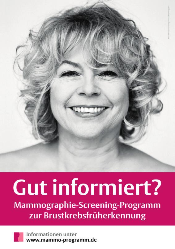 Weiterentwicklung des Programms 6 Weiterentwicklung des Programms Im deutschen Mammographie-Screening-Programm werden die Prozessqualität, die Auswertung der Qualitätssicherungsmaßnahmen ebenso wie