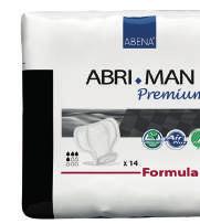 Abri-Man Formula Einlagen sind anatomisch geformt und decken den vorderen Schambereich sehr gut ab.
