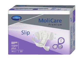 MoliCare Premium Slip Die MoliCare Premium Slips eignen sich dank ihrer enormen Speicherkapazität ideal für schwere Formen der Inkontinenz. Art.-Nr.