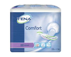 Vorlagen für starke und sehr starke Inkontinenz Tena Comfort Die Tena Comfort Vorlagen sind ausgestattet mit bewährtem hochabsorbierendem Saugkern, der für extra Schutz und extra Auslaufsicherheit